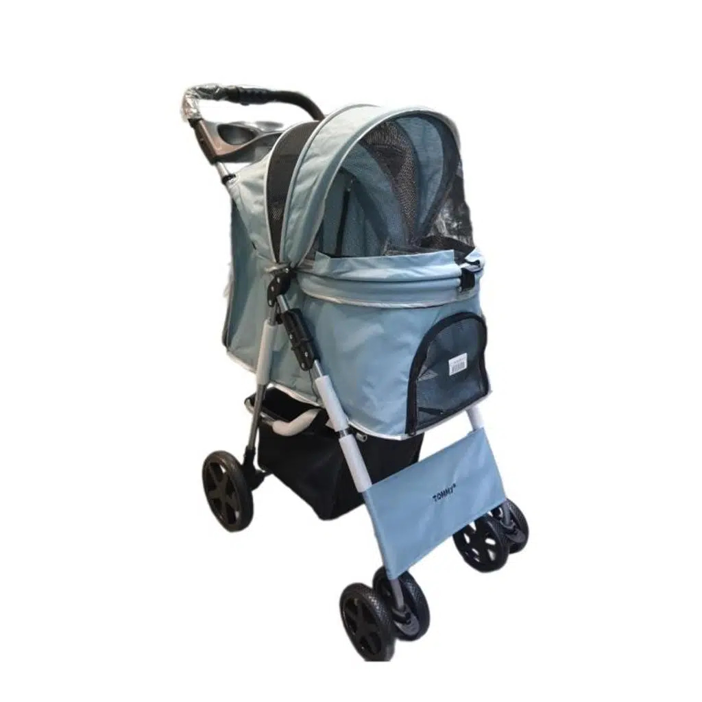 Tommy Evcil Hayvan Arabası 78x46x99,54cm Turkuaz Max 15 Kg