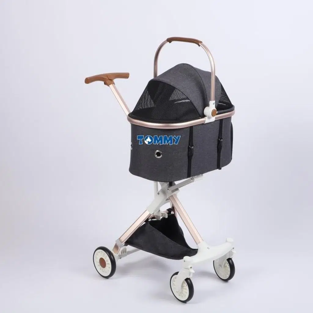 Tommy Evcil Hayvan Arabası Gold Füme 83*48.5* 110cm Max 10kg