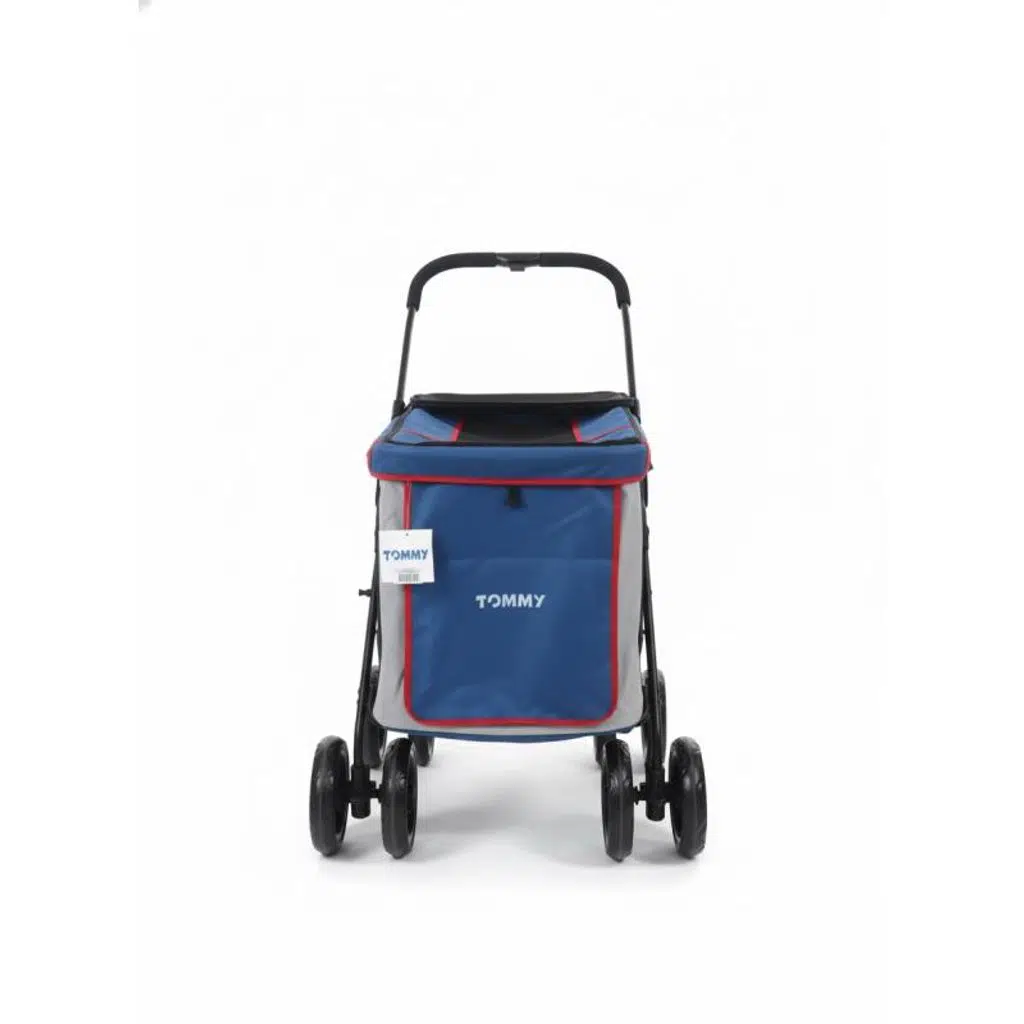 Tommy Evcil Hayvan Arabası Mavi 102*62*105cm Max 40kg