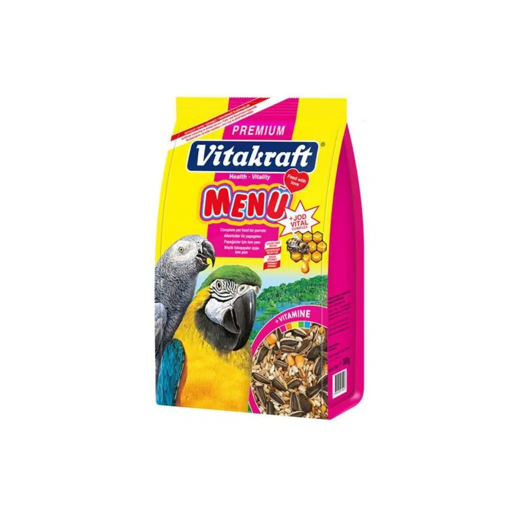 Vitakraft Papağan Menu Premium+Jodvital 1 KG