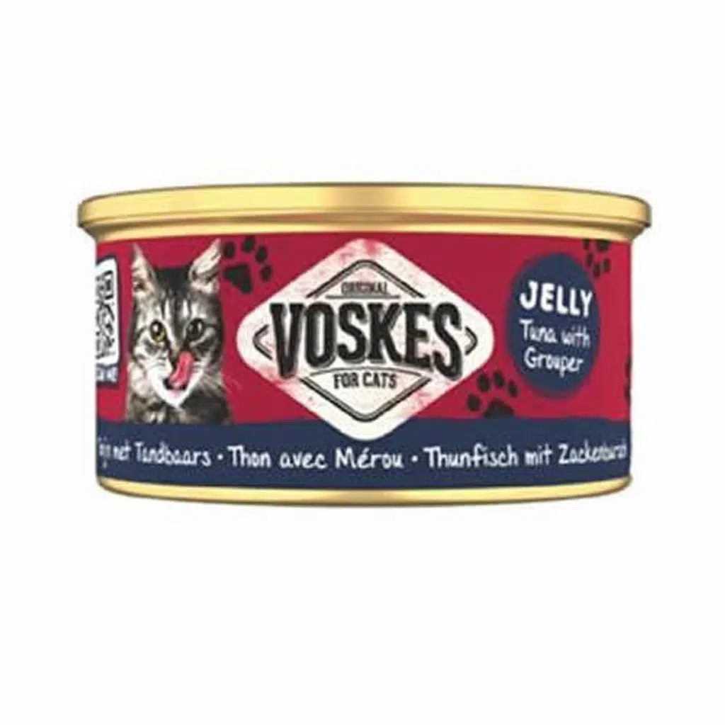 Voskes Ton Balıklı ve Orfoz Kedi Konservesi 85 GR