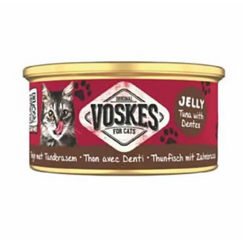 Voskes Ton ve Sinagrit Balıklı Kedi Konservesi 85 Gr