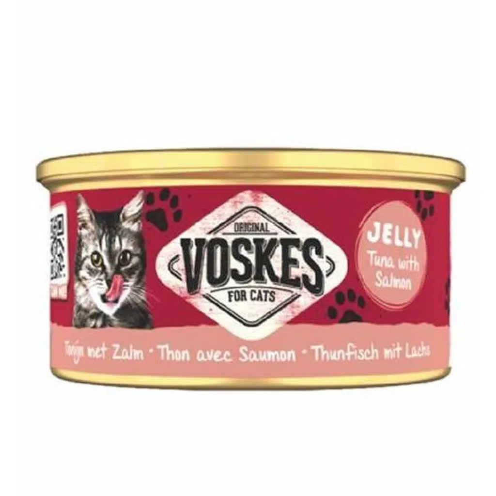 Voskes Ton Balıklı ve Somon Balıklı Kedi Konservesi 85GR