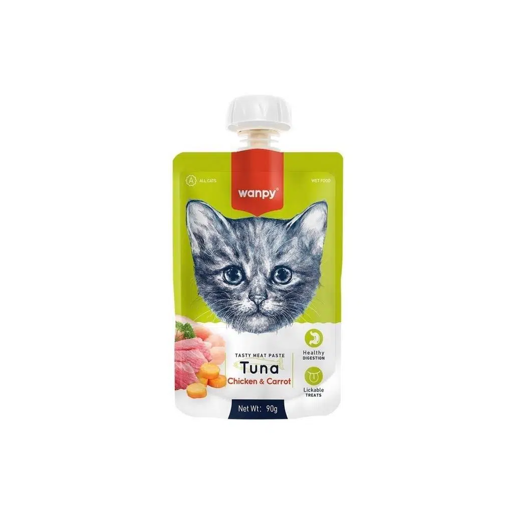 Wanpy Taze Ton Balıklı Tavuklu Kedi Et Ezmesi 90 gr