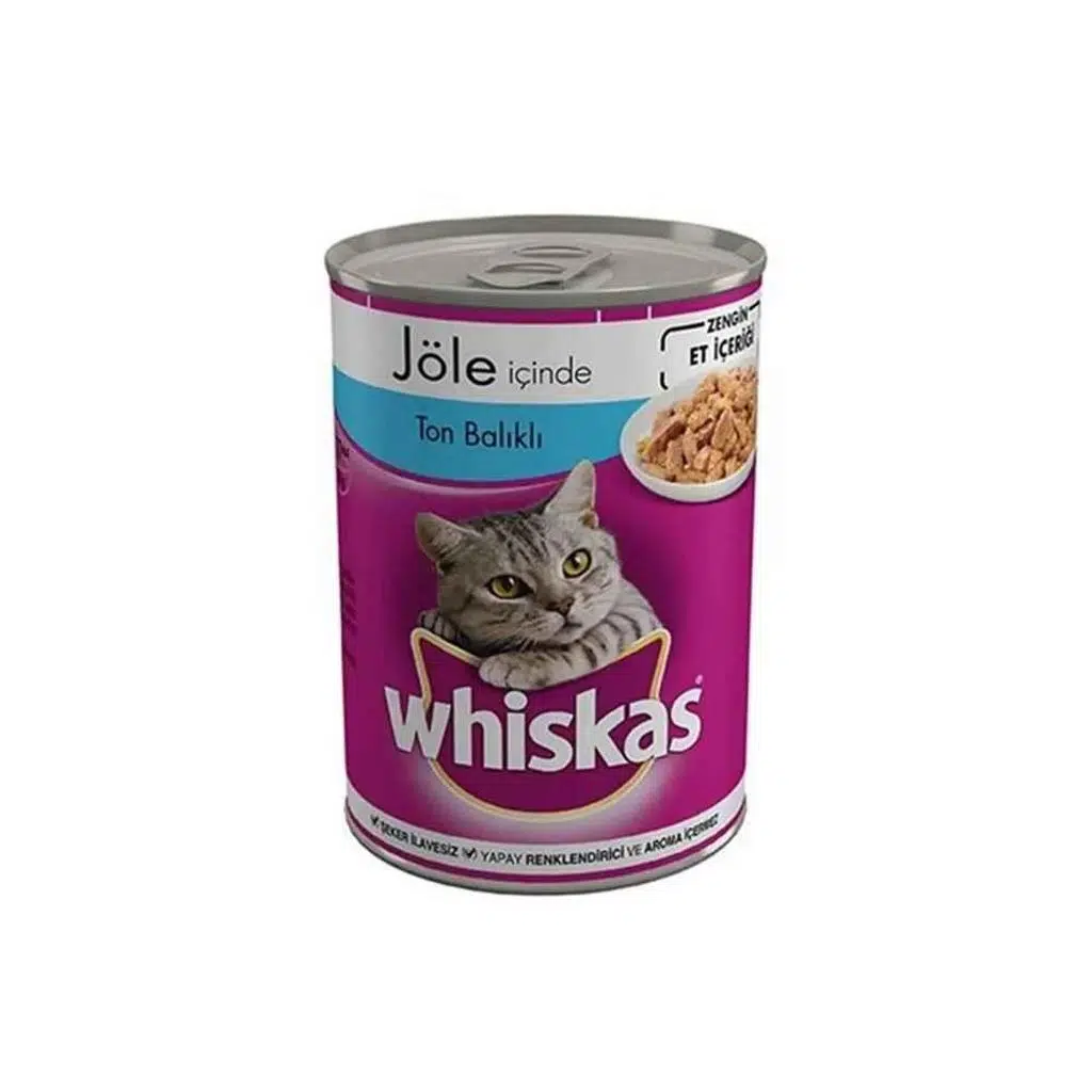 Whiskas Jöle İçinde Ton Balıklı Kedi Konservesi 400gr