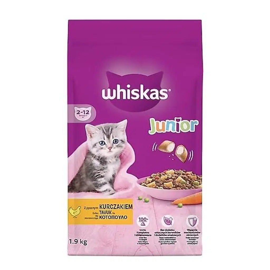 Whiskas Junior Tavuklu Yavru Kedi Maması 1.9 kg