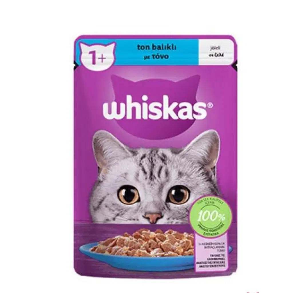 Whiskas Pouch Jöle İçinde Ton Balıklı Kedi Konservesi 85gr