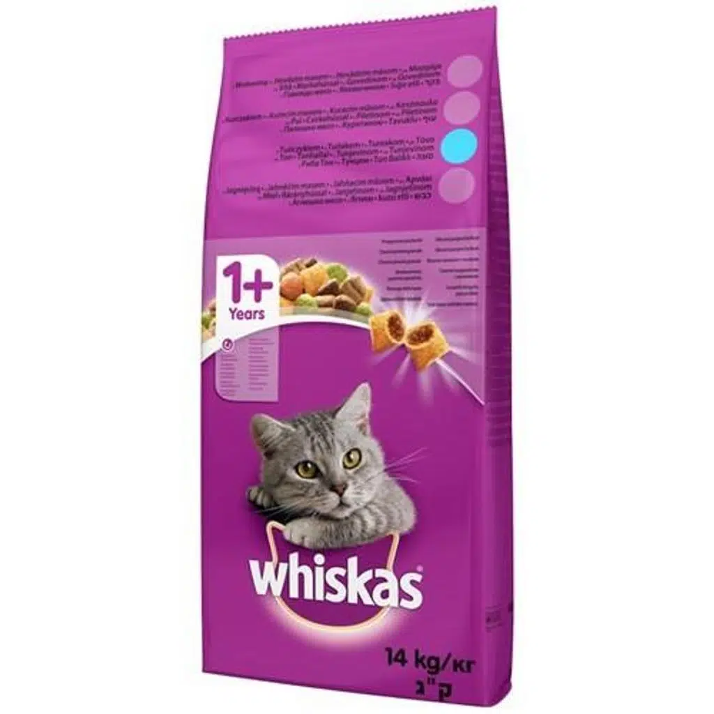 Whiskas Ton Balık Ve Sebzeli Yetişkin Kedi Maması 14 Kg