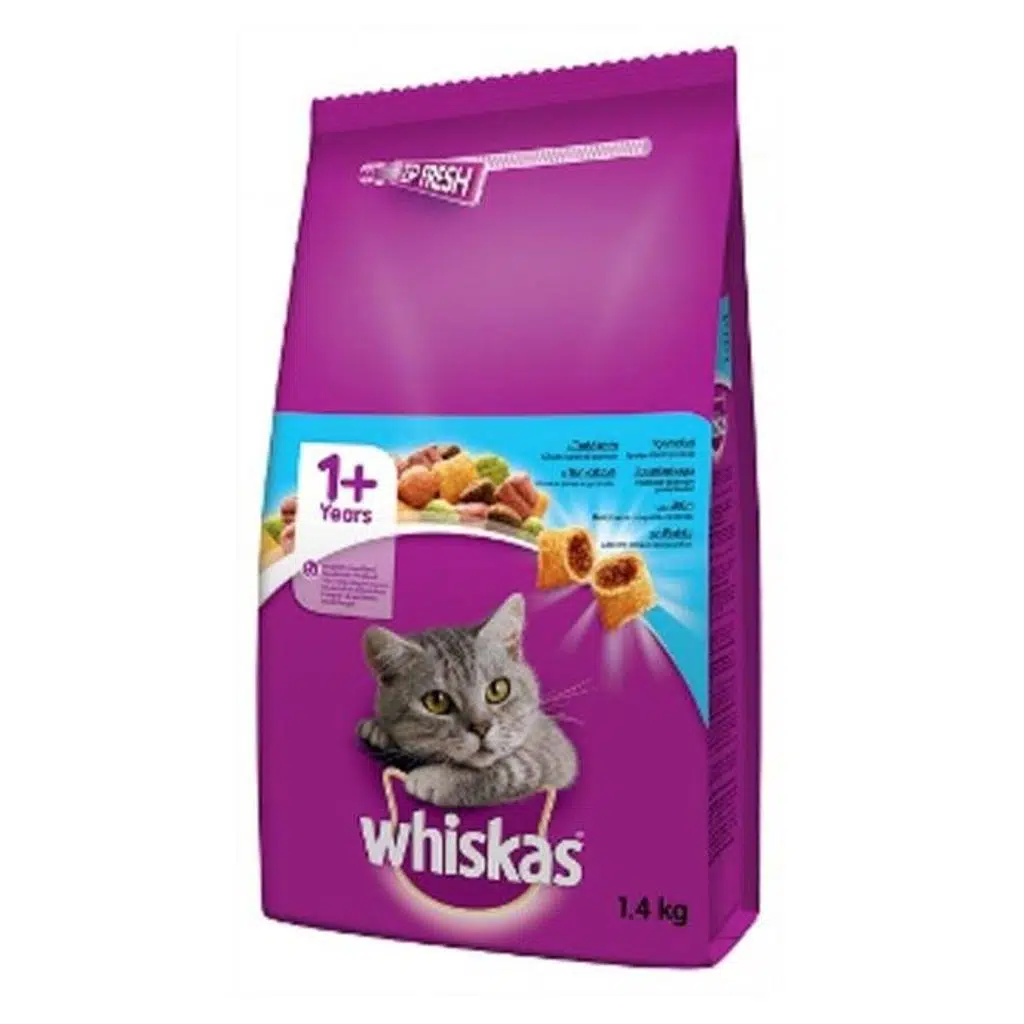 Whiskas Yetişkin Ton Balıklı Kedi Maması 1.4 Kg 