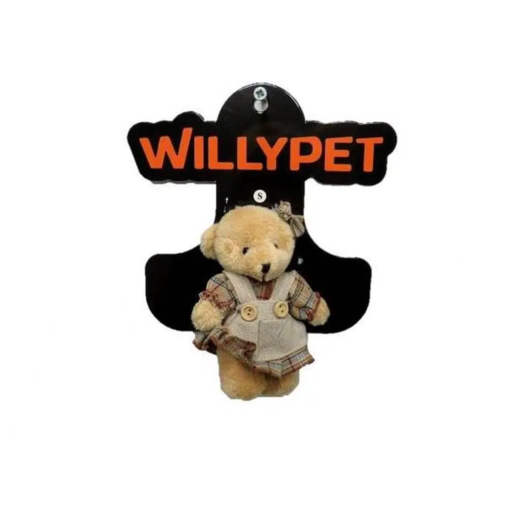 WİLLYPET ELBİSELİ AYICIK KEDİ OYUNCAK