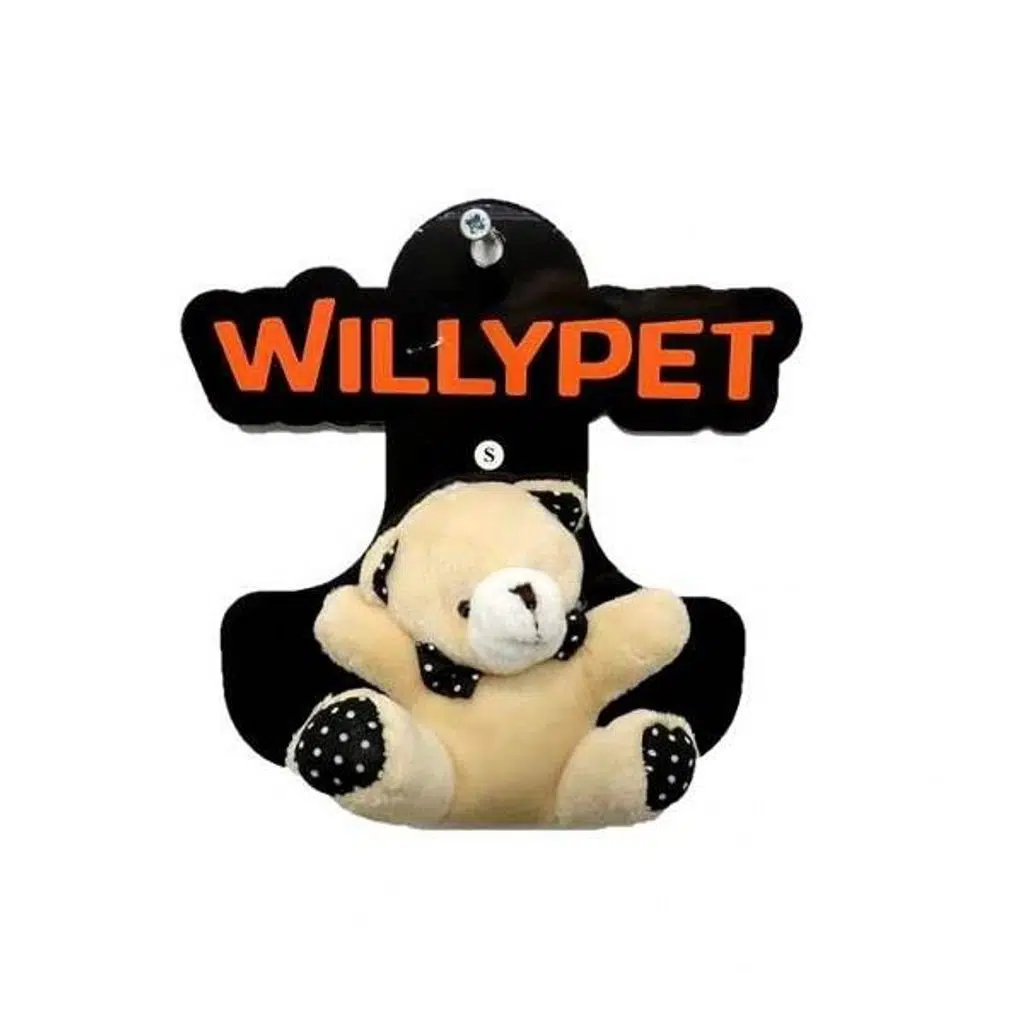 WİLLYPET KREM PUANTİYELİ AYICIK KEDİ OYUNCAK