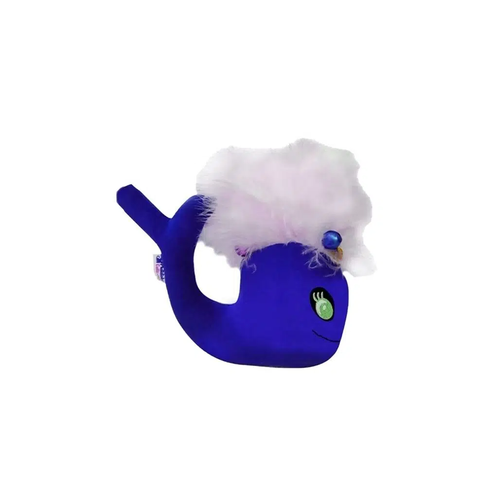 Zampa Matatabi Tüylü Balina Peluş Kedi Oyuncağı 12x8 Cm