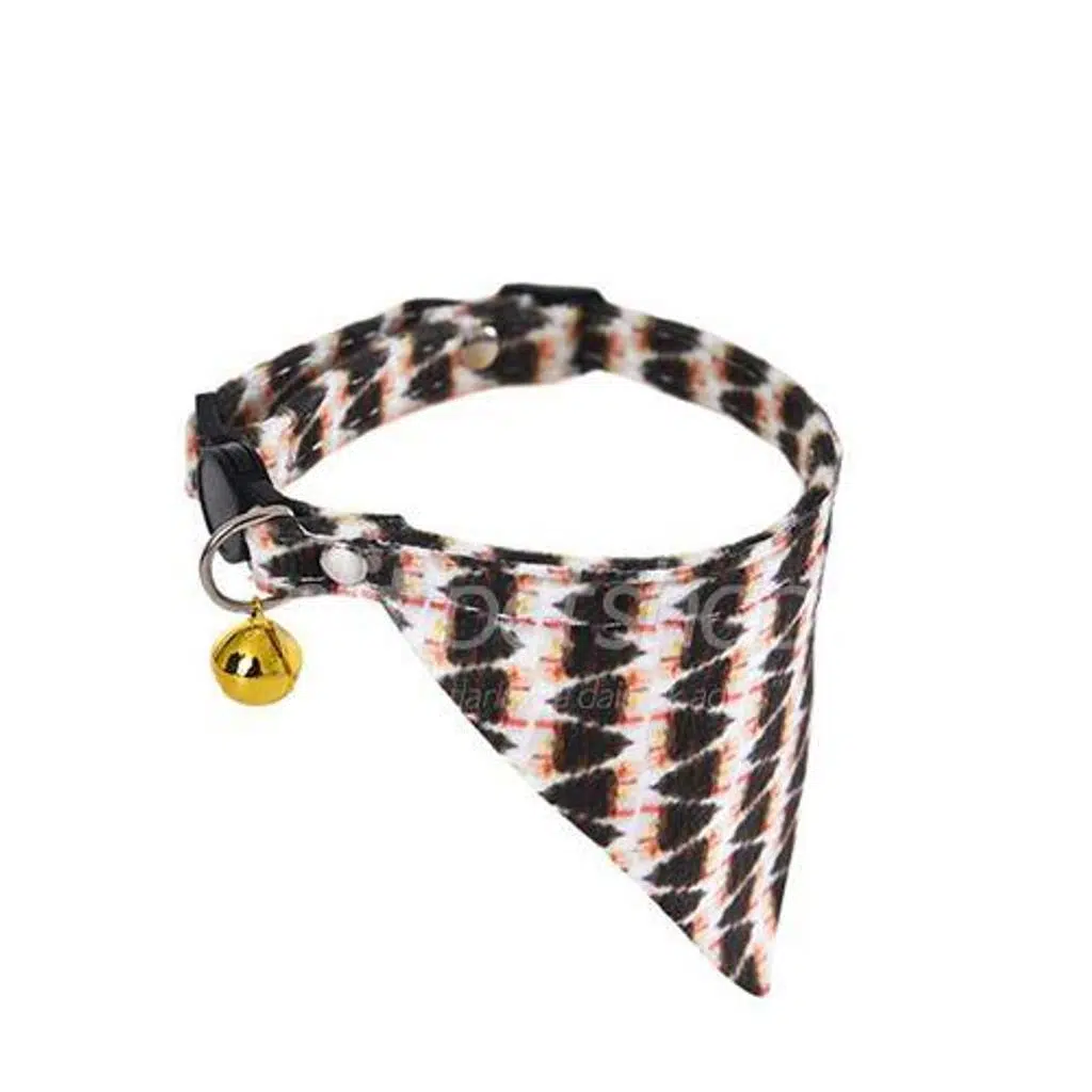 Zampa Selby Kedi Boyun Fuları Kahverengi 1x32 Cm