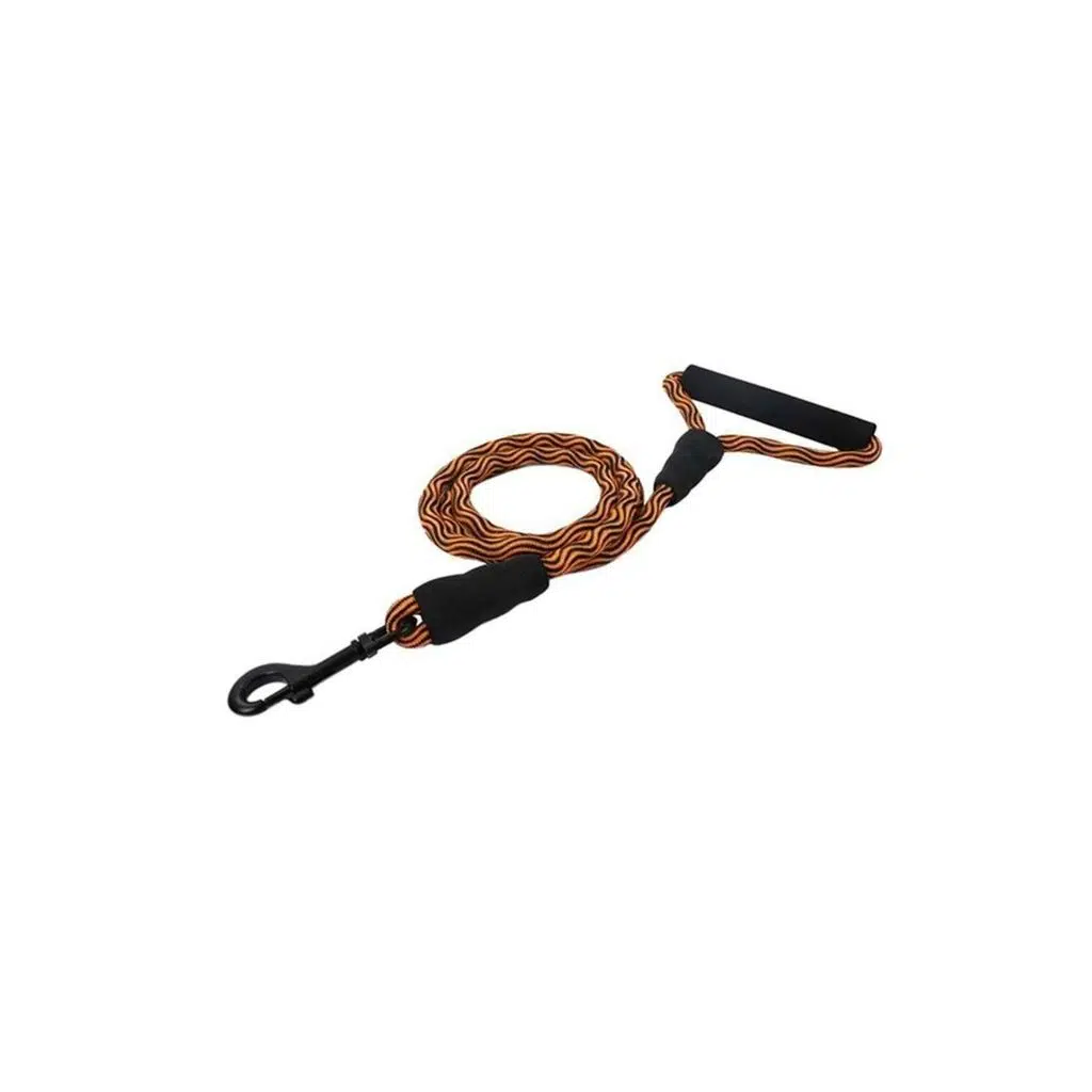 Zampa Turuncu Fitil Köpek Gezdirme Halatı M 1x120 Cm